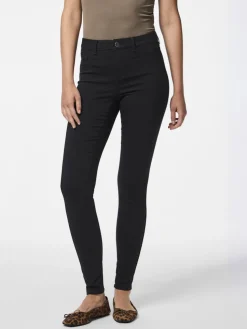 Pieces Housut, Skin Wear Jeggings Black Black