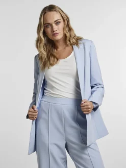 Pieces naisten bleiseri, PCBOZZY LS LOOSE BLAZER Kentucky Blue
