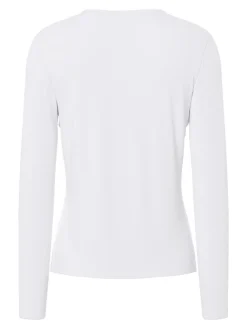 Pieces, Naisten Paita, Sirene LS Tee Bright White