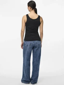 Pieces Naisten Toppi PCSIRENE TANK TOP Black