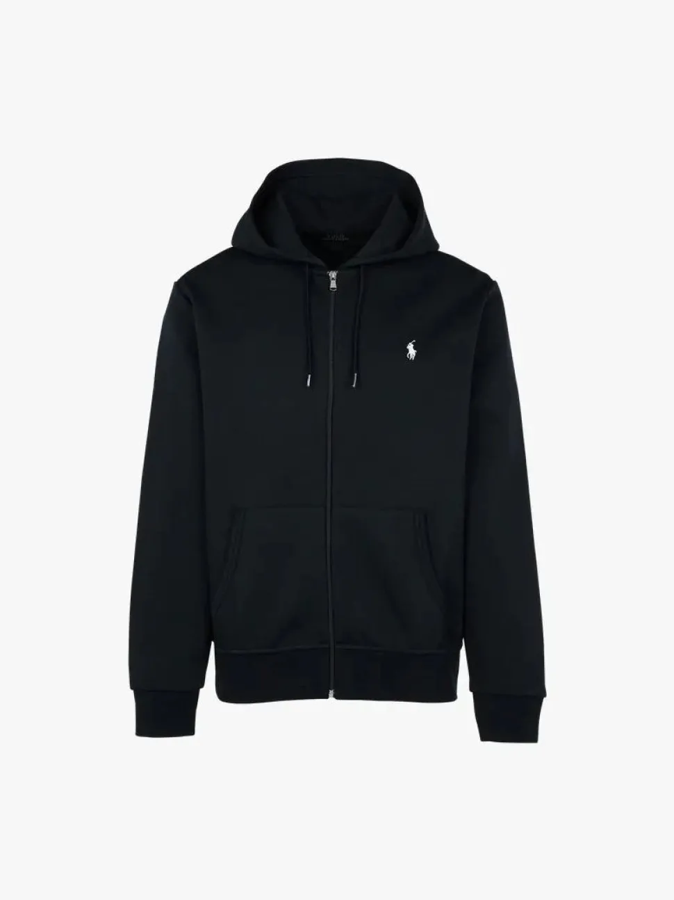 Polo Ralph Lauren Miesten Huppari, DOUBLE KNIT HOODIE FULL ZIP ATHLETIC Musta