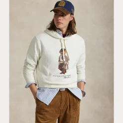 Polo Ralph Lauren miesten huppari, POLO BEAR HOODIE Valkoinen