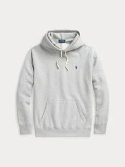 Polo Ralph Lauren miesten huppari, LONG PULL OVER HOODIE Keskiharmaa