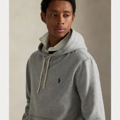 Polo Ralph Lauren miesten huppari, LONG PULL OVER HOODIE Keskiharmaa