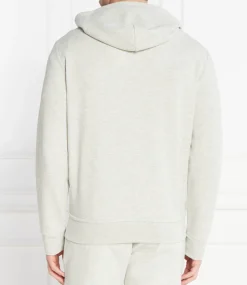 Polo Ralph Lauren Miesten Huppari, DOUBLE KNIT HOODIE FULL ZIP ATHLETIC Keskiharmaa