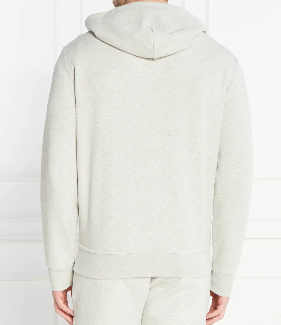Polo Ralph Lauren Miesten Huppari, DOUBLE KNIT HOODIE FULL ZIP ATHLETIC Keskiharmaa