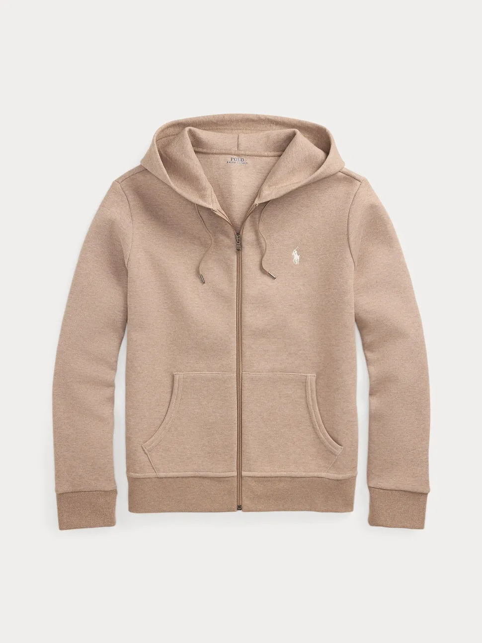 Polo Ralph Lauren miesten huppari, DOUBLE KNIT FULL ZIP HOODIE Beige