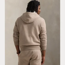 Polo Ralph Lauren miesten huppari, DOUBLE KNIT FULL ZIP HOODIE Beige