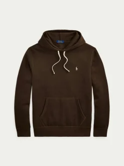 Polo Ralph Lauren miesten huppari Long Pull Over Hoodie, tummanruskea
