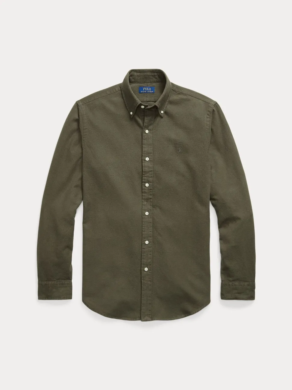 Polo Ralph Lauren miesten kauluspaita Long Sleeve Sport Shirt, tummanvihreä