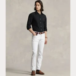 Polo Ralph Lauren miesten kauluspaita Custom Fit Carment-dyed Oxford Shirt, musta