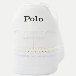 Polo Ralph Lauren Miesten Kengät, MASTERS CRT-SNEAKERS-LOW TOP LACE ALL WHITE Valkoinen