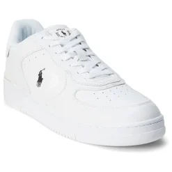 Polo Ralph Lauren Miesten Kengät, MASTERS CRT-SNEAKERS-LOW TOP LACE NAVY WHITE Valkoinen
