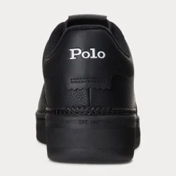 Polo Ralph Lauren Miesten Kengät, MASTERS CRT-SNEAKERS-LOW TOP LACE NAVY WHITE Musta