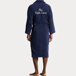 Polo Ralph Lauren miesten kylpytakki Cotton Terry Robe, tummansininen
