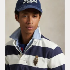 Polo Ralph Lauren miesten paita Polo Bear, raidallinen sininen