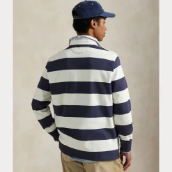 Polo Ralph Lauren miesten paita Polo Bear, raidallinen sininen