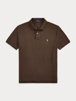 Polo Ralph Lauren miesten pikeepaita POLO PIKEE CUSTOM SLIM, tummanruskea