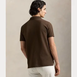 Polo Ralph Lauren miesten pikeepaita POLO PIKEE CUSTOM SLIM, tummanruskea