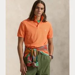 Polo Ralph Lauren miesten pikeepaita, POLO PIKEE CUSTOM SLIM Oranssi