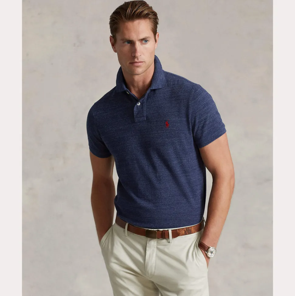 Polo Ralph Lauren miesten pikeepaita, POLO PIKEE CUSTOM SLIM Indigo