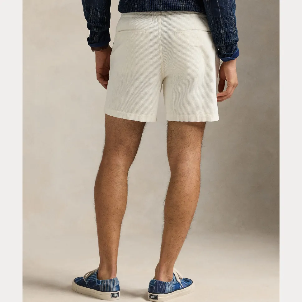 Polo Ralph Lauren miesten shortsit, POLO CORDUROY SHORTS Valkoinen