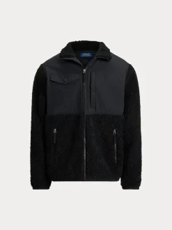 Polo Ralph Lauren miesten teddytakki Long Sleeve Full Zip, musta