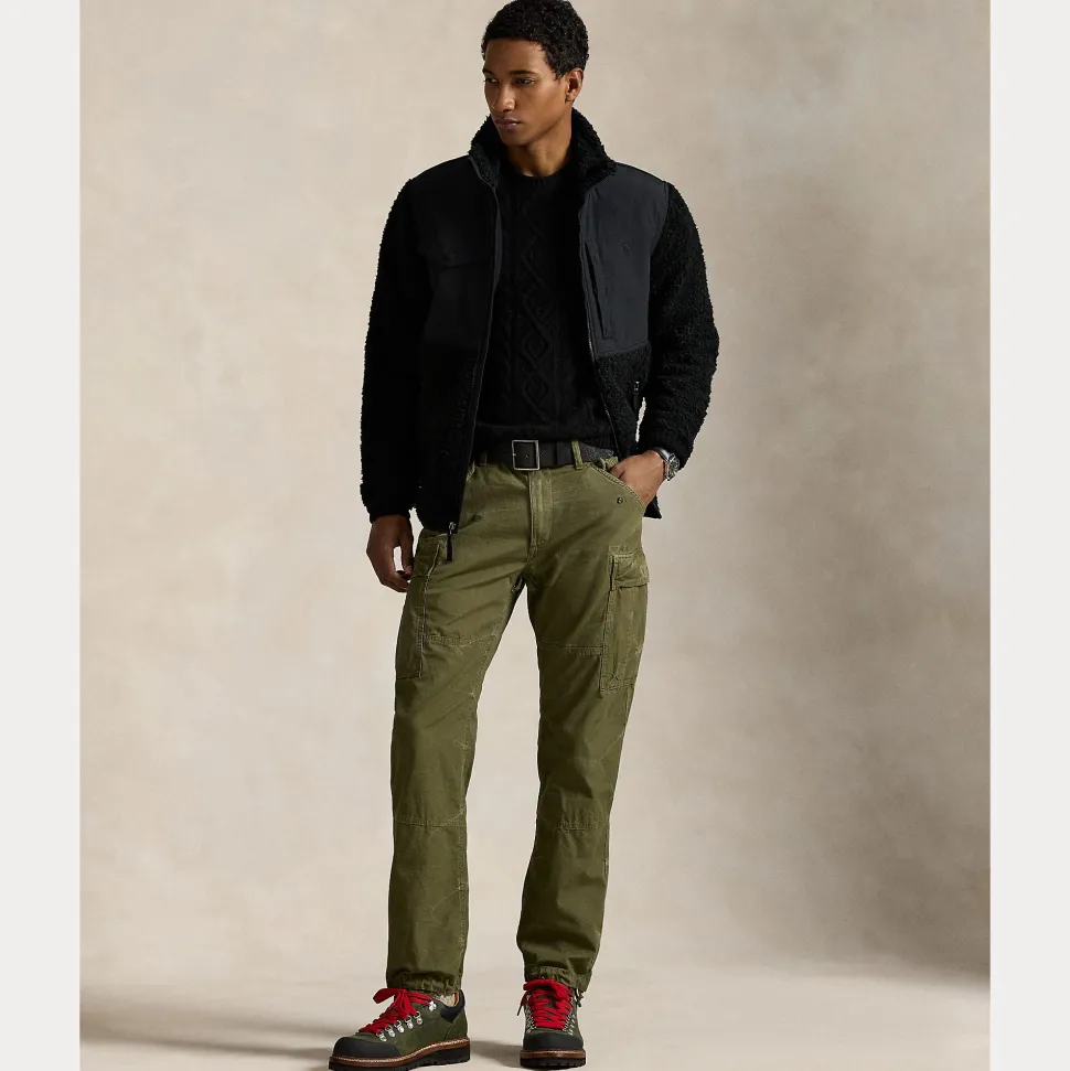 Polo Ralph Lauren miesten teddytakki Long Sleeve Full Zip, musta