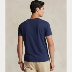 Polo Ralph Lauren miesten t-paita, SHORT SLEEVE-T-SHIRT Tummansininen