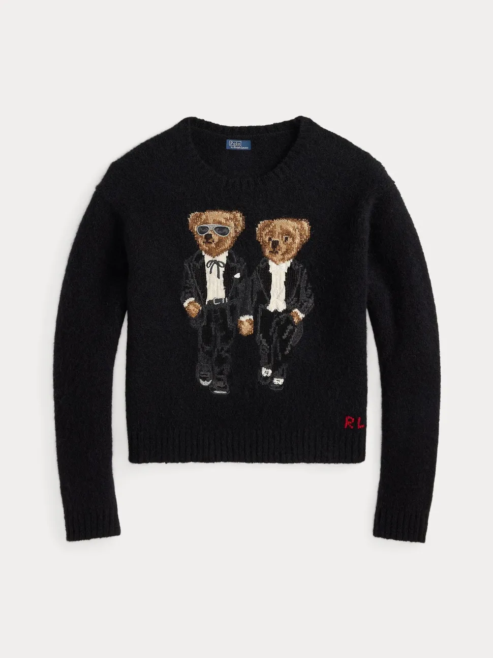 Polo Ralph Lauren naisten collegepusero POLO BEAR, musta