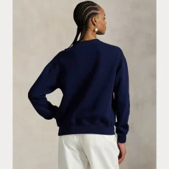Polo Ralph Lauren naisten collegepaita Fleece Crewneck, tummansininen