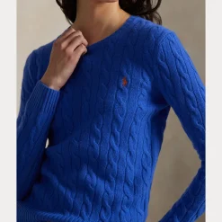 Polo Ralph Lauren naisten neulepusero, JULIANNA LS PULLOVER Keskisininen