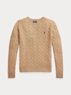 Polo Ralph Lauren naisten neulepusero, JULIANNA LS PULLOVER Kameli