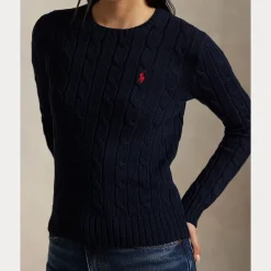 Polo Ralph Lauren naisten neule, JULIANNA LS PULLOVER Tummansininen