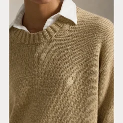 Polo Ralph Lauren naisten neule Sweather Pullover, kameli