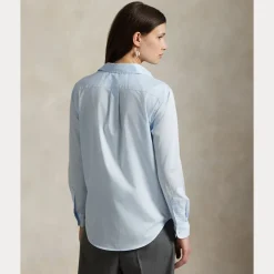 Polo Ralph Lauren naisten paitapusero, WOVEN-SPORT SHIRT-SHIRT Vaaleansininen