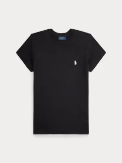 Polo Ralph Lauren naisten t-paita, NEW RLTPP-SHORT SLEEVE-T-SHIRT Musta