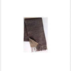 Polo Ralph Lauren Unisex huivi Classic RVRS Scarf, tummanruskea