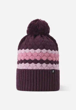 Reima Lasten Pipo, PAMPULA BEANIE Viininpunainen Kuosi