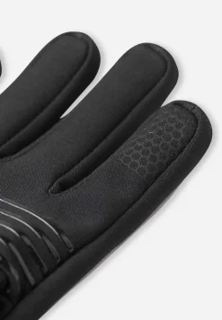 Reimatec lasten softshell hanskat, Heippa Tummanharmaa