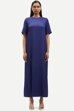 Samsoe and Samsoe naisten mekko, SADENISE LONG DRESS 14905 Sininen