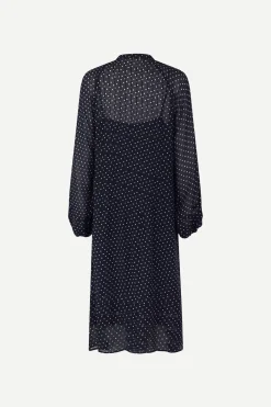 Samsoe and Samsoe Naisten Mekko, Elma shirt dress aop 9695 Sininen Kuosi