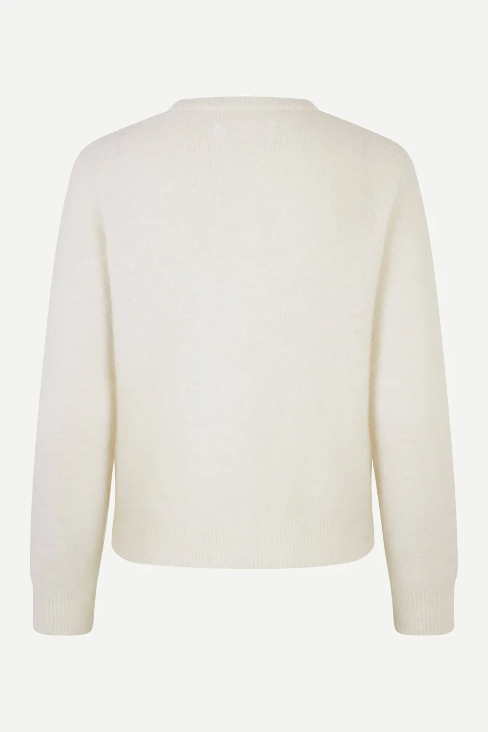 Samsoe and Samsoe Naisten Neuletakki, NOR SHORT CARDIGAN 7355 Luonnonvalkoinen