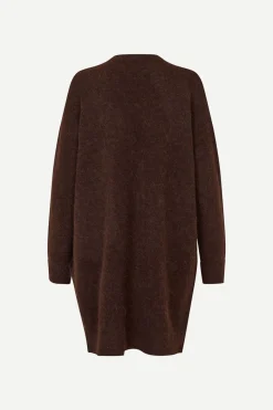 SAMSOE & SAMSOE naisten neuletakki, NOR CARDIGAN 7355 TUMMANRUSKEA