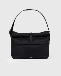 Sandqvist laukku, ICON MESSENGER BAG Musta