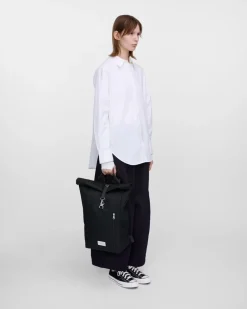 Sandqvist reppu, GROUND ROLLTOP BACKPACK L Musta
