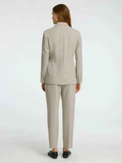 Selected Femme Naisten Bleiseri, AD-SLFRITA LS CLASSIC BLAZER MEL NOOS Island Fossil Melange