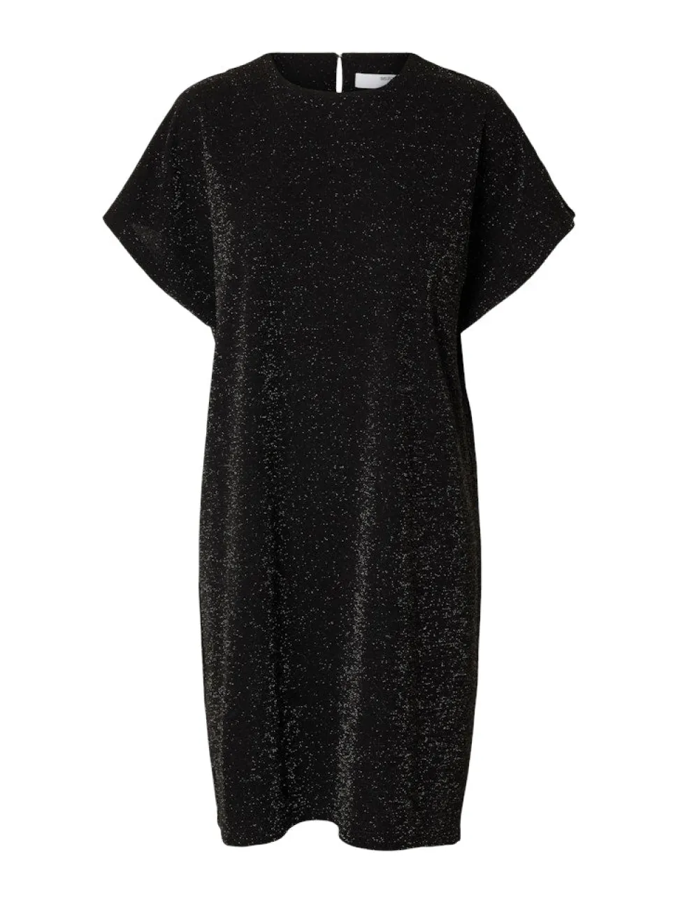 Selected Femme Naisten juhlamekko Oversized Sandra SS, Black/Silver