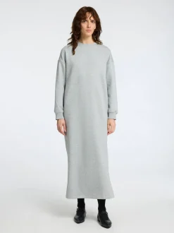 Selected Femme naisten mekko, SLFGIA LS ANKLE DRESS Vaaleanharmaa
