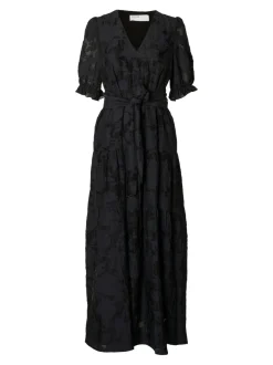 Selected Femme naisten mekko, SLFCATHI-SADIE 3/4 ANKLE DRESS Tummansininen